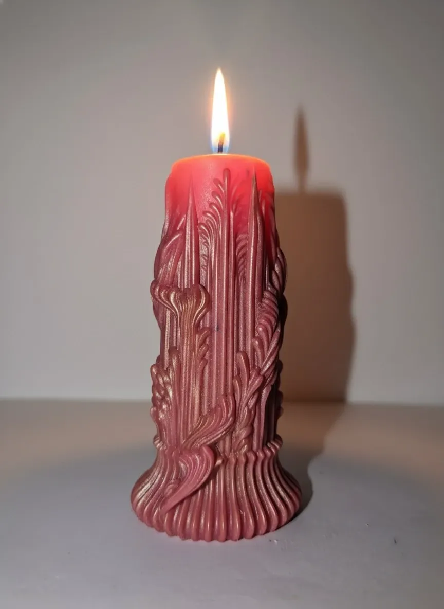 Pillar candle - dual tone