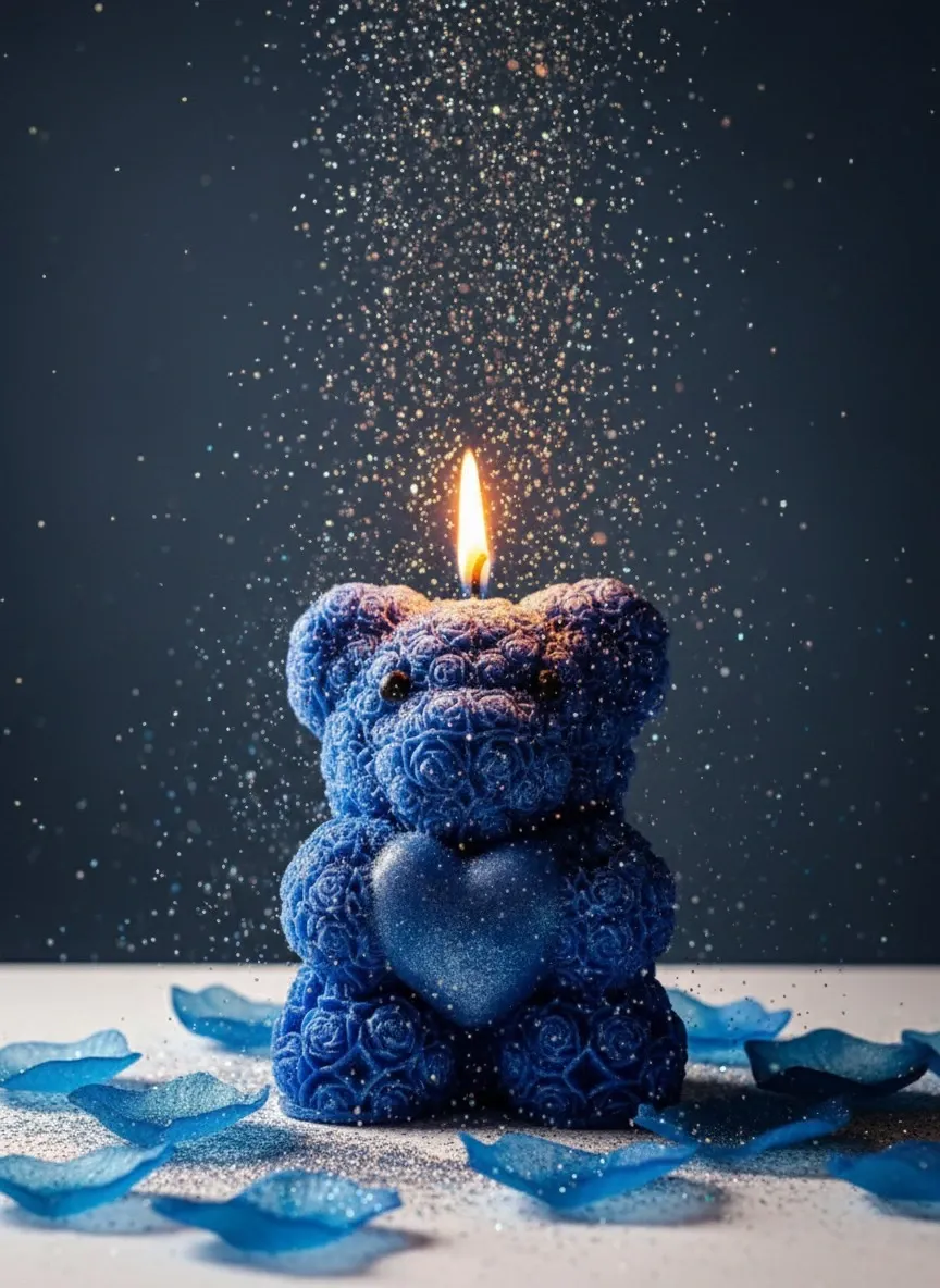Teddy bear -blue